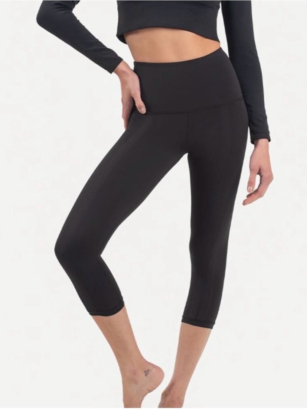 Sweetflexx Women's Hi-Rise Resistance Leggings in Black Size 18
